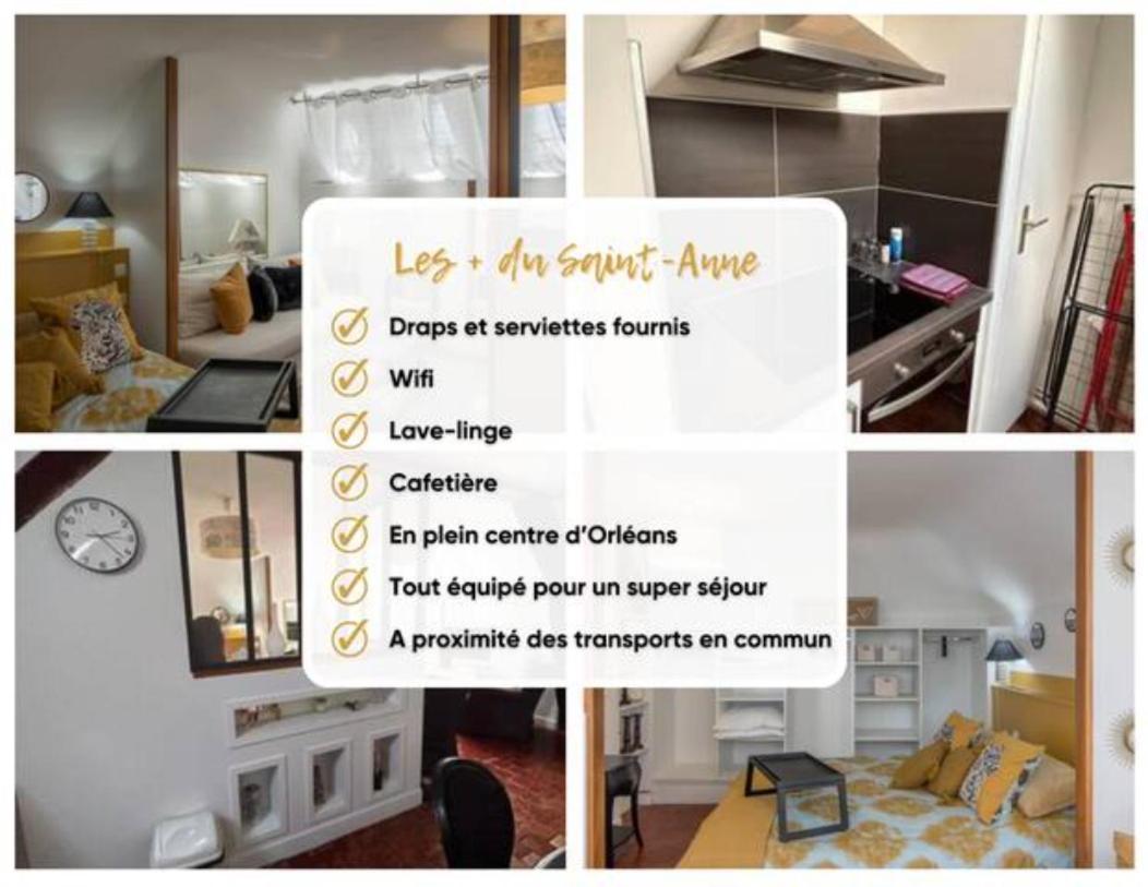 Le Sainte Anne *Studio* Leilighet Orléans Eksteriør bilde